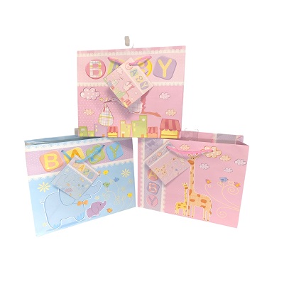 BOLSA PARA BABY SHOWER 22.5X18.5 CM-NIÑO