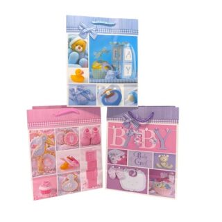 BOLSA PARA BABY SHOWER 22.5X18.5 CM -NENA