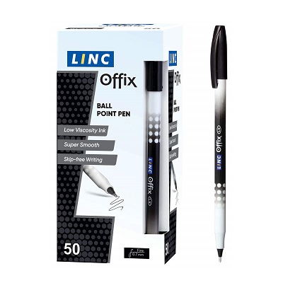 LAPICEROS LINC OFFIX 50 PC TINTA NEGRA