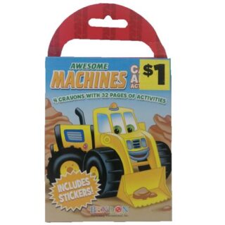 LIBRO CON CRAYONES MACHINES BENDON