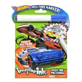 LIBRO PARA COLOREAR HOT WHEELS CON UN MARCADOR