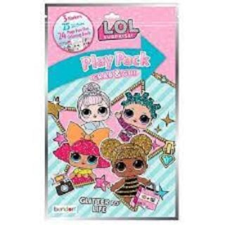 LIBRO PARA COLOREAR Y STICKER LOL SURPRISE