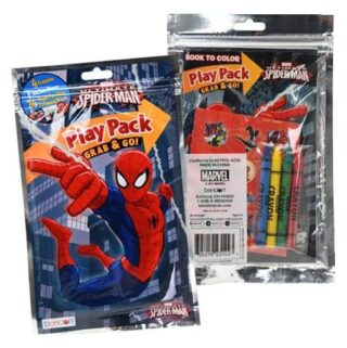 LIBRO PARA COLOREAR Y STICKER SPIDERMAN
