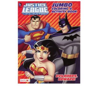 LIBRO PARA COLOREAR 80 PG JUSTICE LEAGUE