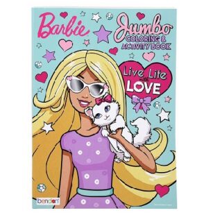 LIBRO PARA COLOREAR JUMBO BARBIE