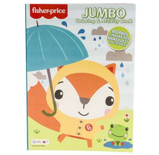 LIBRO PARA COLOREAR JUMBO FISHER PRICE