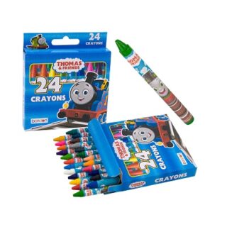 CRAYONES 24 PC TREN TOMAS