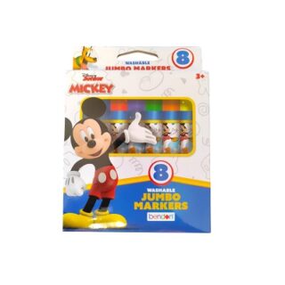MARCADORES DE COLORES 8 PC DE MICKEY MOUSE