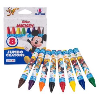 CRAYONES DE CERA 8 PC MICKEY