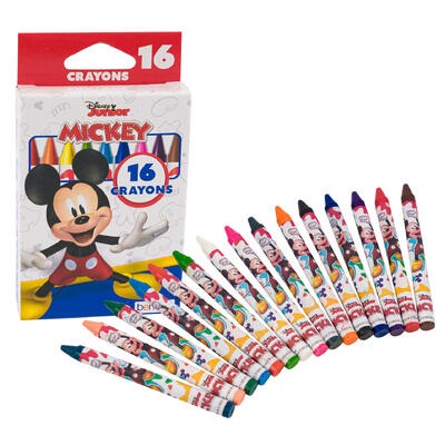 CRAYONES DE CERA MICKEY 16 PC