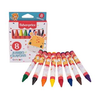 CRAYONES JUMBO FISHER PRICE 8 PC