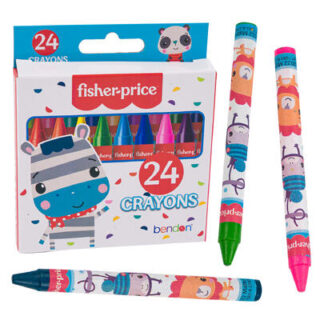 CAJA DE CRAYONES 24 PC FISHER PRICE