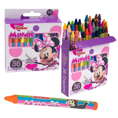 CRAYONES DE CERA MINNIE 36 PC