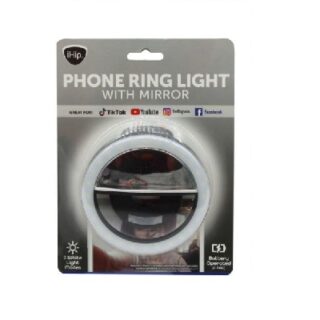 ARO DE LUZ CON ESPEJO PARA TELEFONO