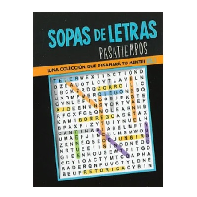 LIBRO DE SOPA DE LETRAS VOL.1