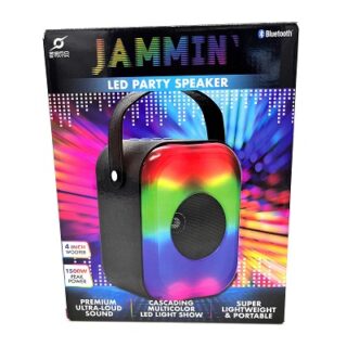 BICINA DE BLUETOOTH CON LUZ LED RECARGABLE USB MICRO SD