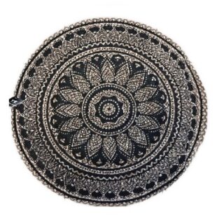 ALFOMBRA REDONDA DE YUTE 90 CM