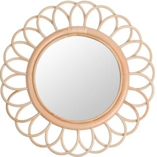 EDSPEJO DECORATIVO DE PARED RATAN 23,5 x 23,5 P