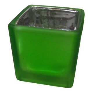 CANDELERO DE VIDRIO 5 X 5 CM