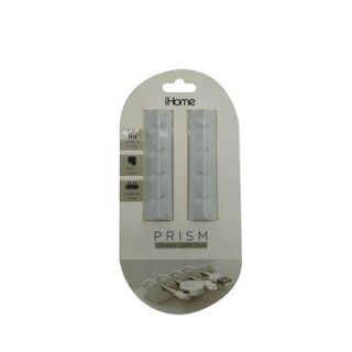 ORGANIZADOR DE 4 CORDONES ADHESIVO IHOME PRISM GRIS