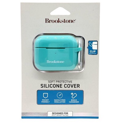 ESTUCHE PARA AUDIFONOS COLOR CELESTE DE SILICON