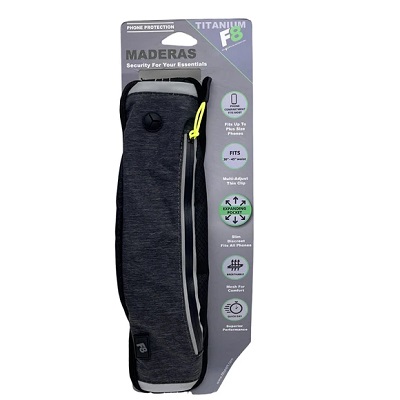 CONGURERA DE CINTURA COLOR NEGRO 30 CM