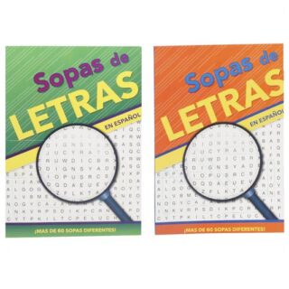 LIBRO DE SOPAS DE LETRAS 80 PG