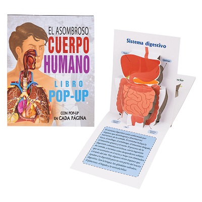 LIBRO DEL CUERPO HUMANO EN POP-UP 3D