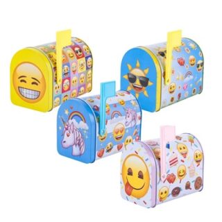 ESTUCHE DE LATA DE EMOJIS 13 CM
