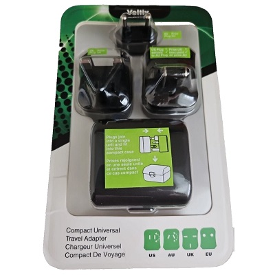ADAPTADORES DE VIAJE UNIVERSALES 4 PC
