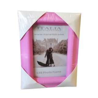 MARCO PARA FOTO COLOR ROSADO 20X 15 CM