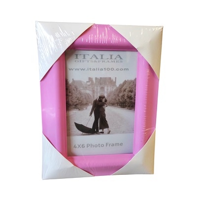 MARCO PARA FOTO COLOR ROSADO 20X 15 CM