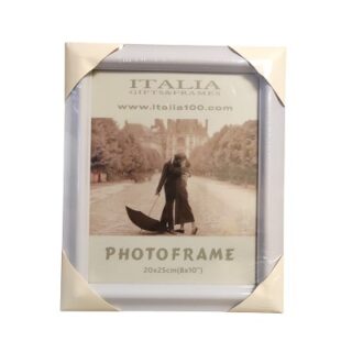 MARCO PARA FOTO COLOR BLANCO 20 X 25 CM