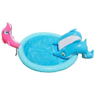 PISCINA LANZADOR DE AGUA DOLPHIN SLOOSH 135 CM
