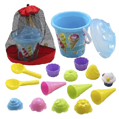 JUGUETES DE HELADO PARA PLAYA 18 PC