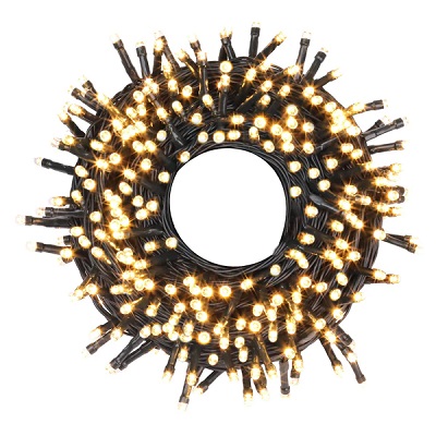 LUCES NAVIDEÑAS 240 LED AMARILLAS 78.4 FEET