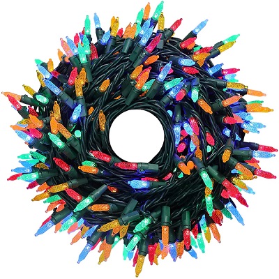 LUCES NAVIDEÑAS 500 LED MULTICOLOR 124.5 FEET
