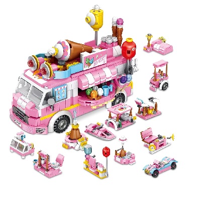 JUEGO DE CAMION DE HELADOS 12 PC