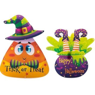 DECORACIONES DE VENTANAS ILUMINADAS DOBLES 2 PC