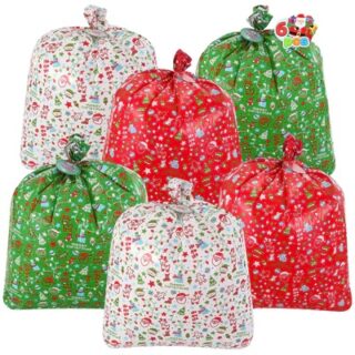 SET DE BOLSAS NAVIDEÑAS 6 PC