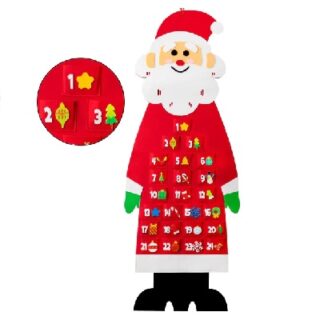 CALENDARIO DE ADVIENTO NAVIDEÑO 45X17 PULGADAS