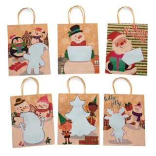 BOLSA NAVIDEÑA 23X18 CM