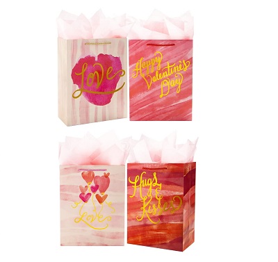 BOLSA PARA REGALO 33X25 CM - AMOR Y AMISTAD