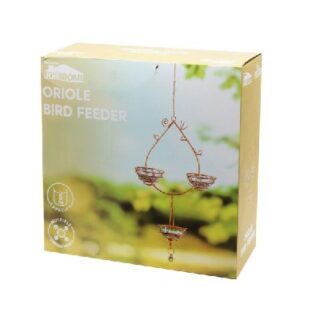 COMEDERO PARA PAJAROS COLGANTE DE METAL