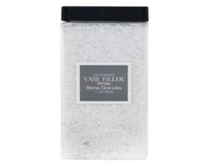 BOTE DE PIEDRAS DECORATIVAS WHITE STONE GRANULES