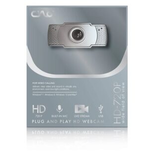 WEBCAM CYLO DE 720P COLOR PLATEADO