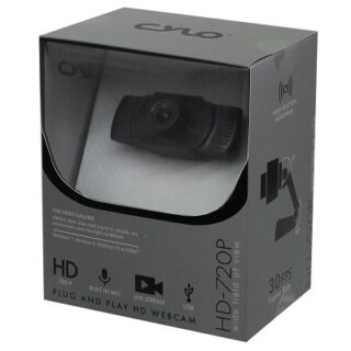 WEBCAM CYLO DE 720P COLOR NEGRO