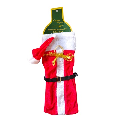 BOLSA DE REGALO NAVIDEÑA PARA BOTELLA