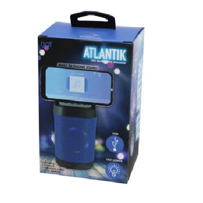 BOCINA LED CON BLUETOOTH AZUL