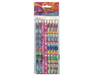 CRAYONES DE MADERA 8 PC TROLLS